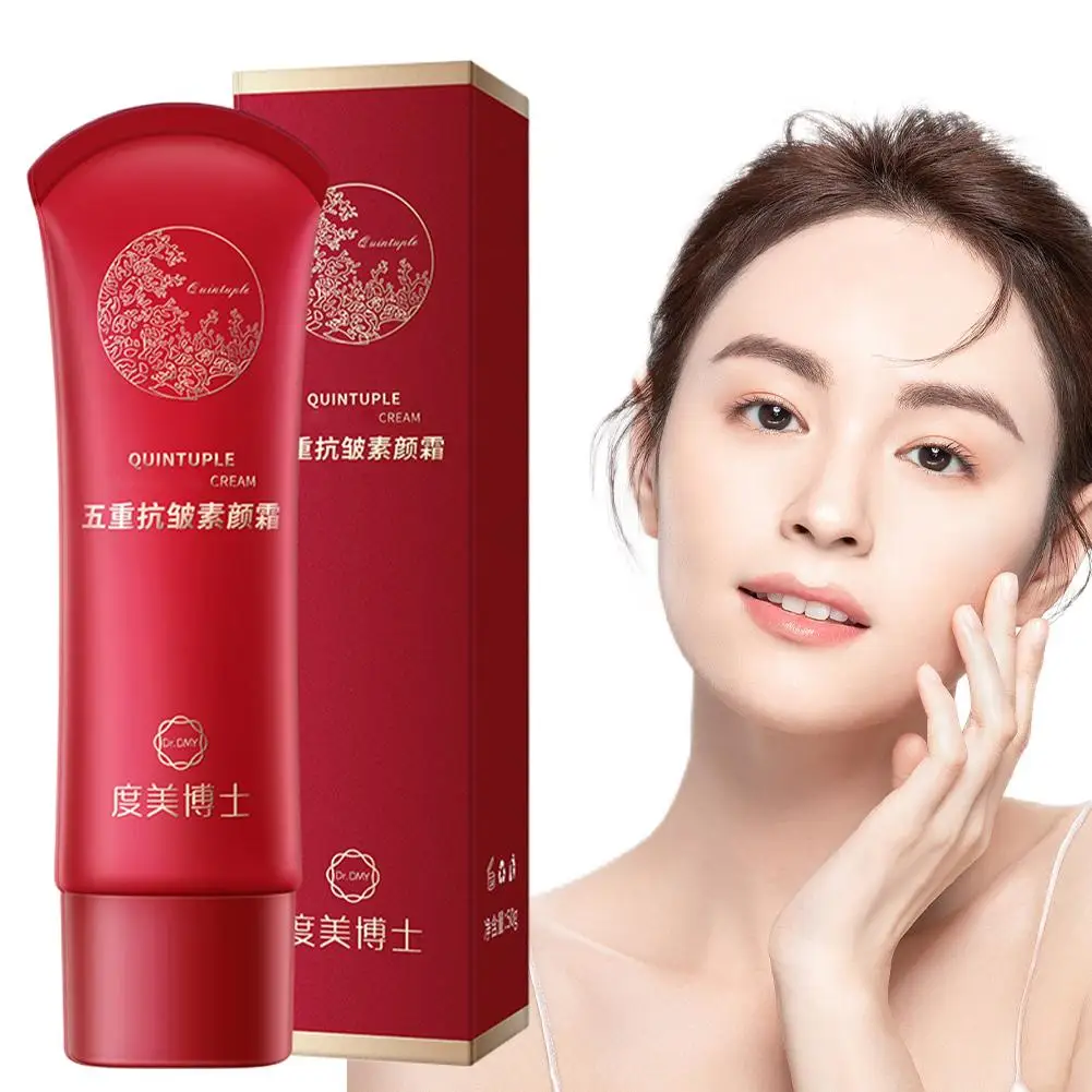 50g Five-fold BB Face Cream Anti-Aging Moisturizing Cream Makeup Control Isolation Long-lasting Waterproof Concealer Oil W5G9