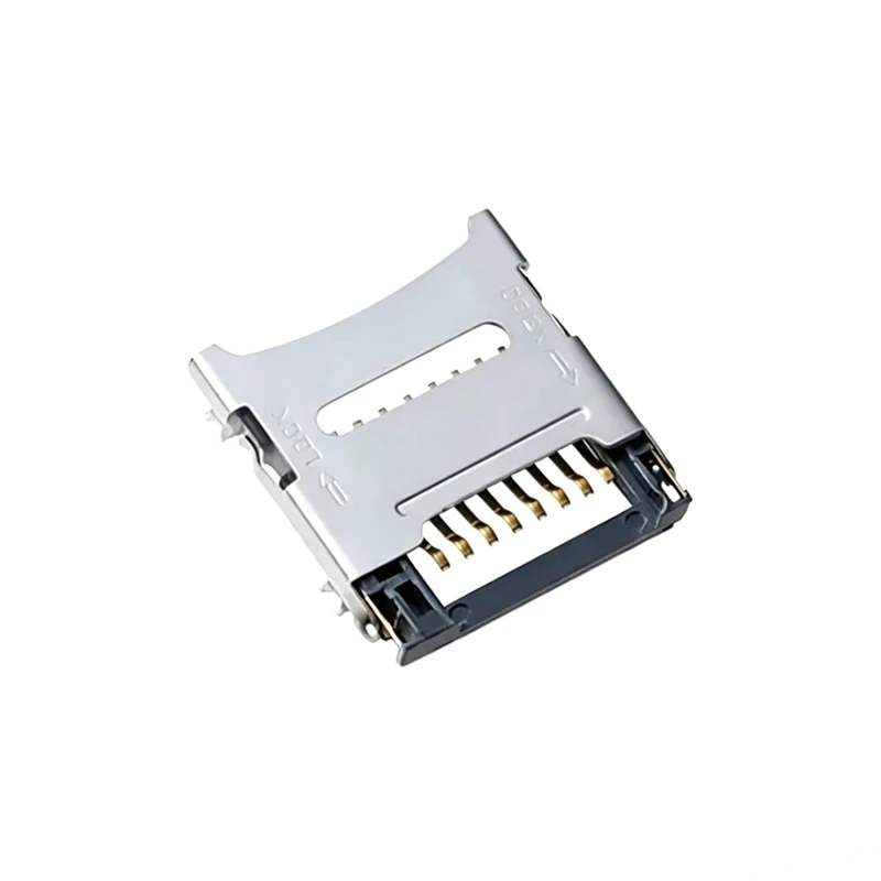 10PCS TF deck TF card connector micro SD 8Pin memory card holder deck clamshell