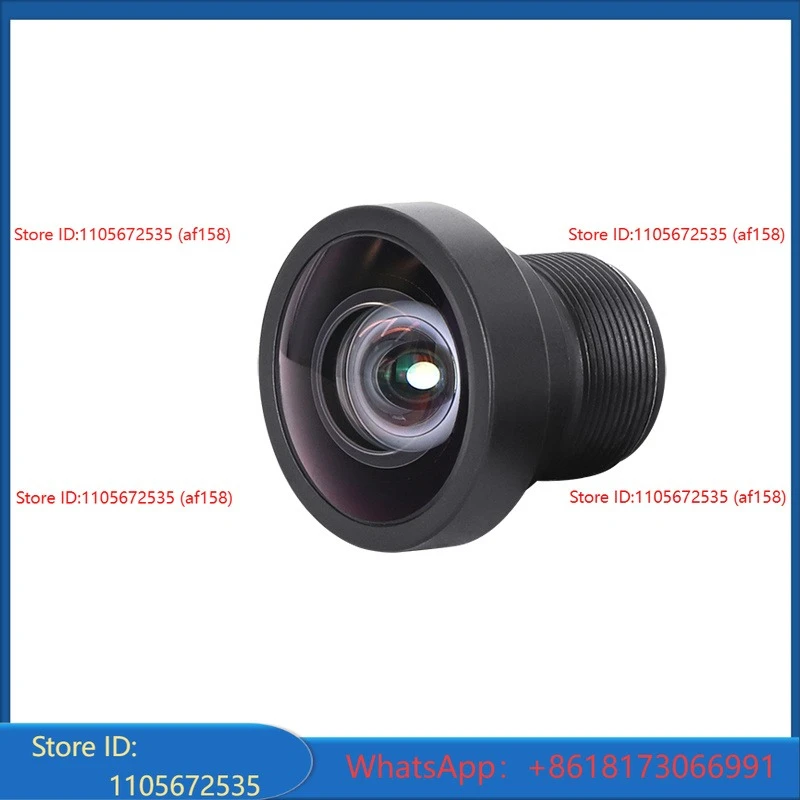 1/1.8 Inch 5MP 8MP 12MP Undistorted Fisheye Panoramic High Definition Infrared Narrow Band M12 Industrial Camera Lens