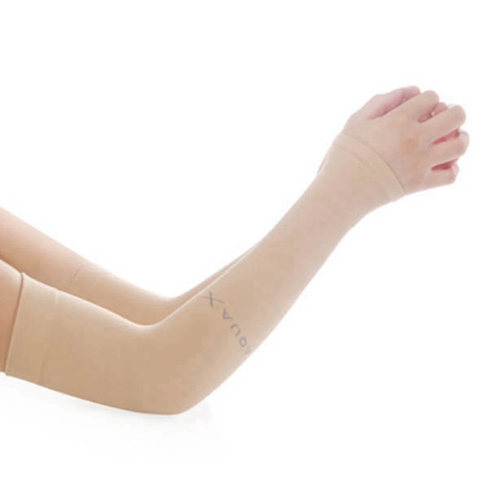 ABJM-2 pares de mangas refrescantes para brazos unisex, mangas de protección UV para brazos para hombres y mujeres, para correr, ciclismo, senderismo, golf (piel)