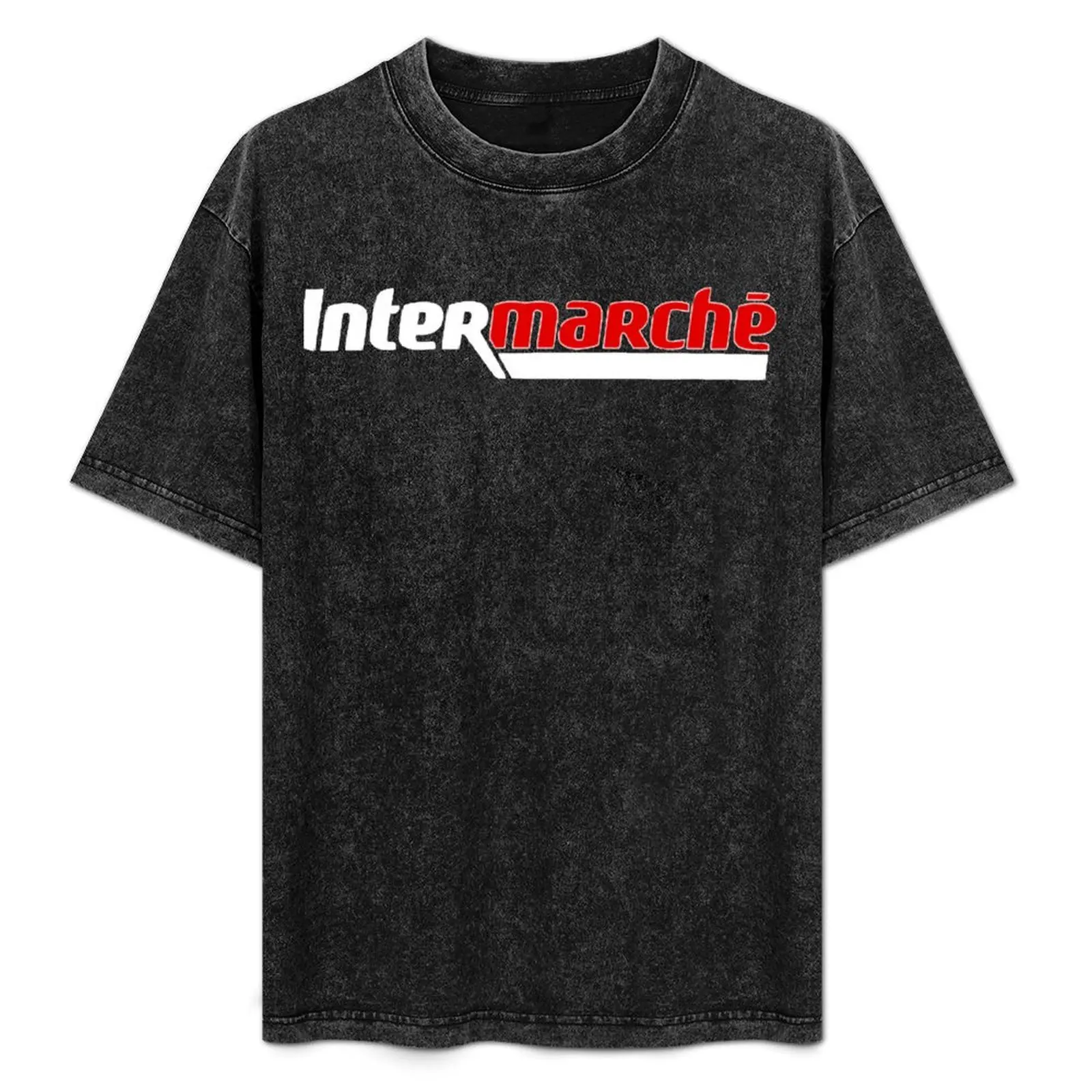 

Simple Intermarche Design T-Shirt Holiday Casual Short Sleeve Top