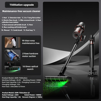 Deerma T50Station Green Wireless Light Vacuum Cleaner Is A Household Wireless Automatic Dust Collection Tool for Lazy People