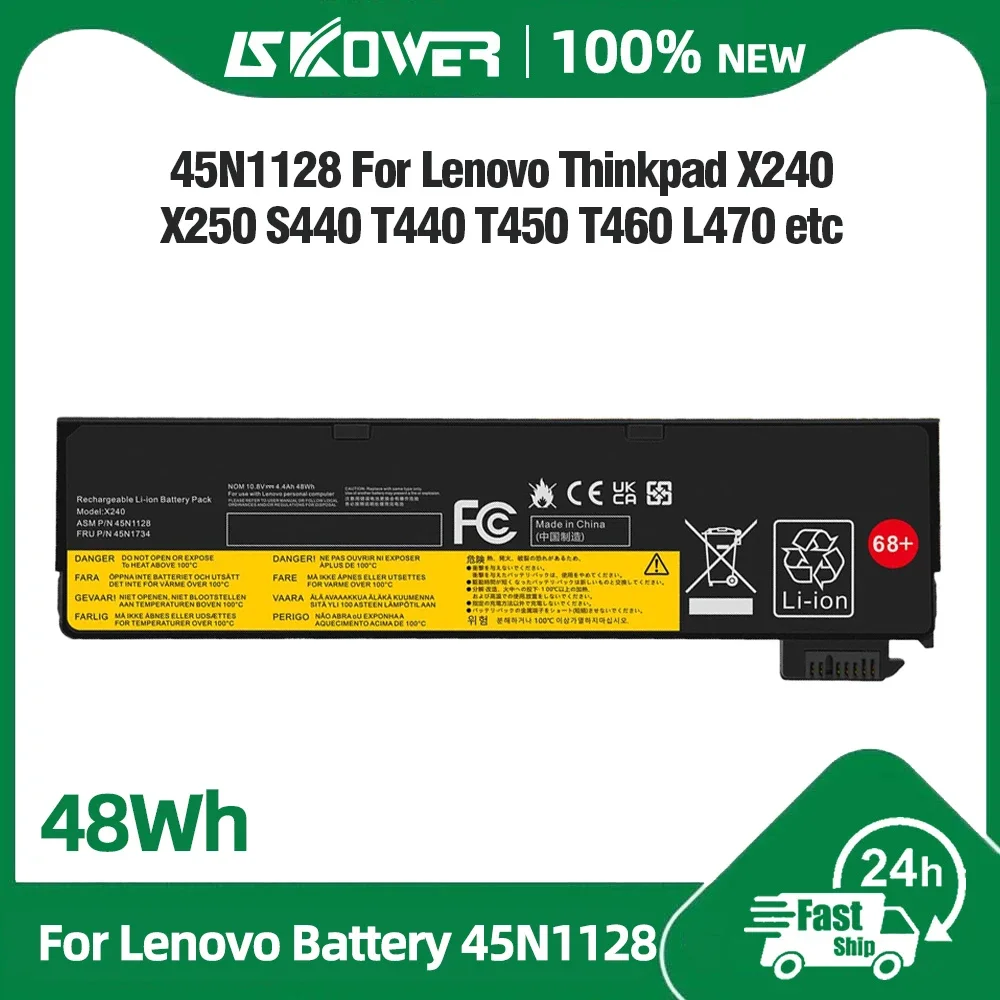 SKOWER 45N1125 45N1128 Akku für Lenovo Thinkpad A275 P50S W550 L450 L470 T440 T450 T460 X240 X250 X260 X270 45N1112 45N1113