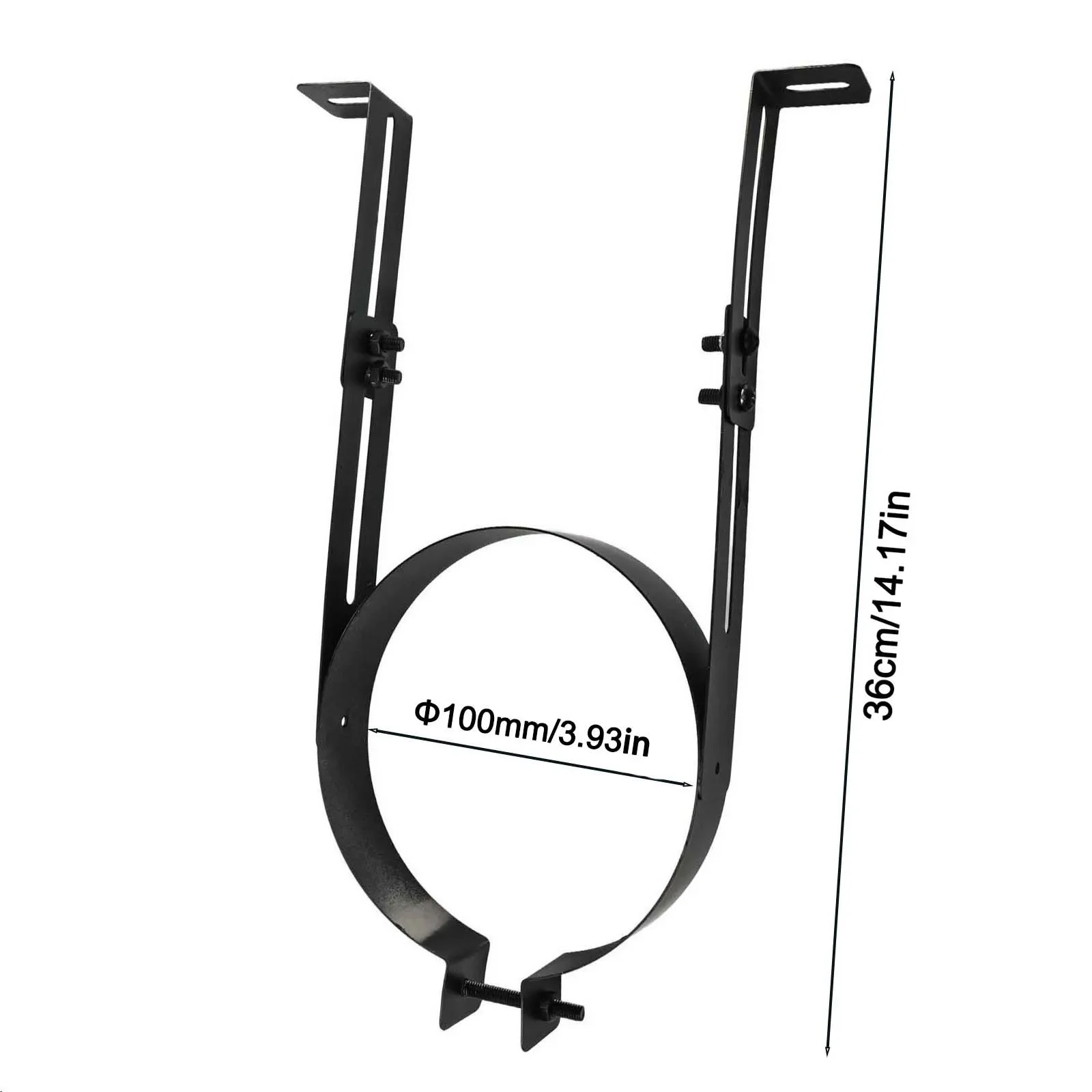Adjustable Wall Support for Chimney Pipe Holder Made from Stainless Steel for Stable and Chimney Secure Flue Fixing