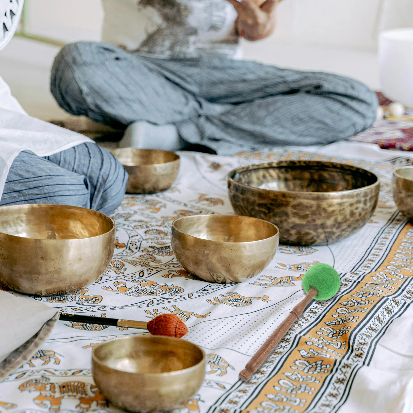 

Wooden Singing Bowl Stick Mallet for Yoga Mindfulness Sound Therapy Gong Striker Nepal Tibetan Bowl Part Portable Easy to Use