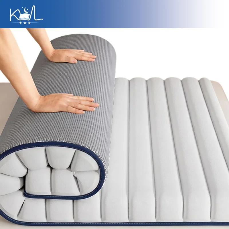 4.5cm Thick Mattress Topper, Soft Bed Pad for Dorm Rental Student Home, Single Double Tatami Bedroom Floor Mat