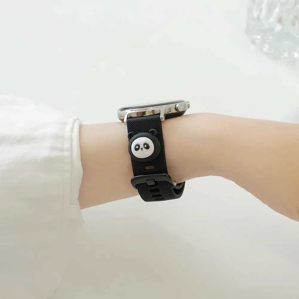 Pulseira de silicone universal 20mm 22mm 18mm para samsung galaxy watch 7 40mm 44mm pulseira 44mm 6 clássico 43mm para huawei para xiaomi