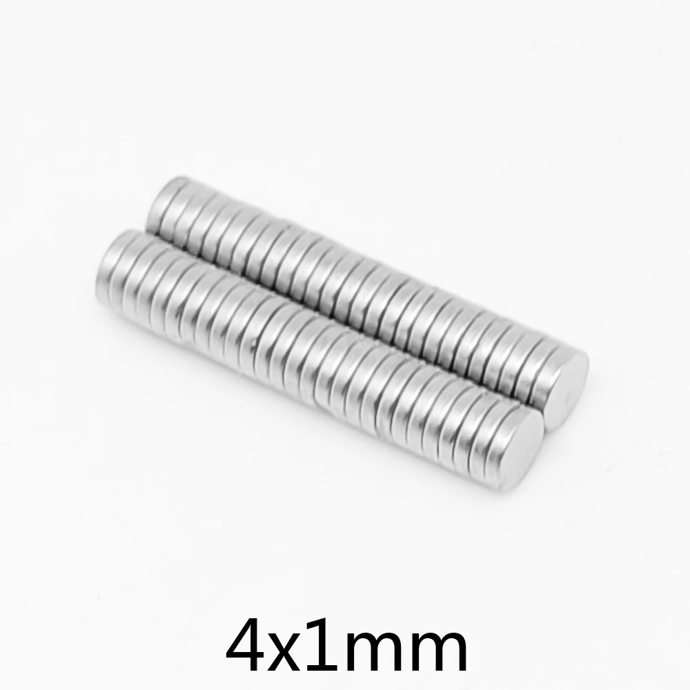 100~3000pcs 4x1 mm Mini Small Circular Magnets 4mmx1mm N35 Neodymium Magnet strong Dia 4x1mm Permanent NdFeB Magnets Disc 4*1 mm