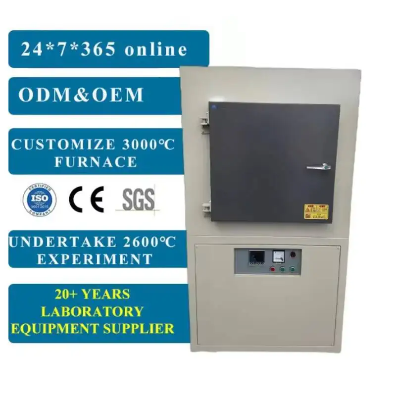 Factory Delivery 1800℃-2000℃ Laboratory Ultra Box Resistance High Temperature Muffle Furnace