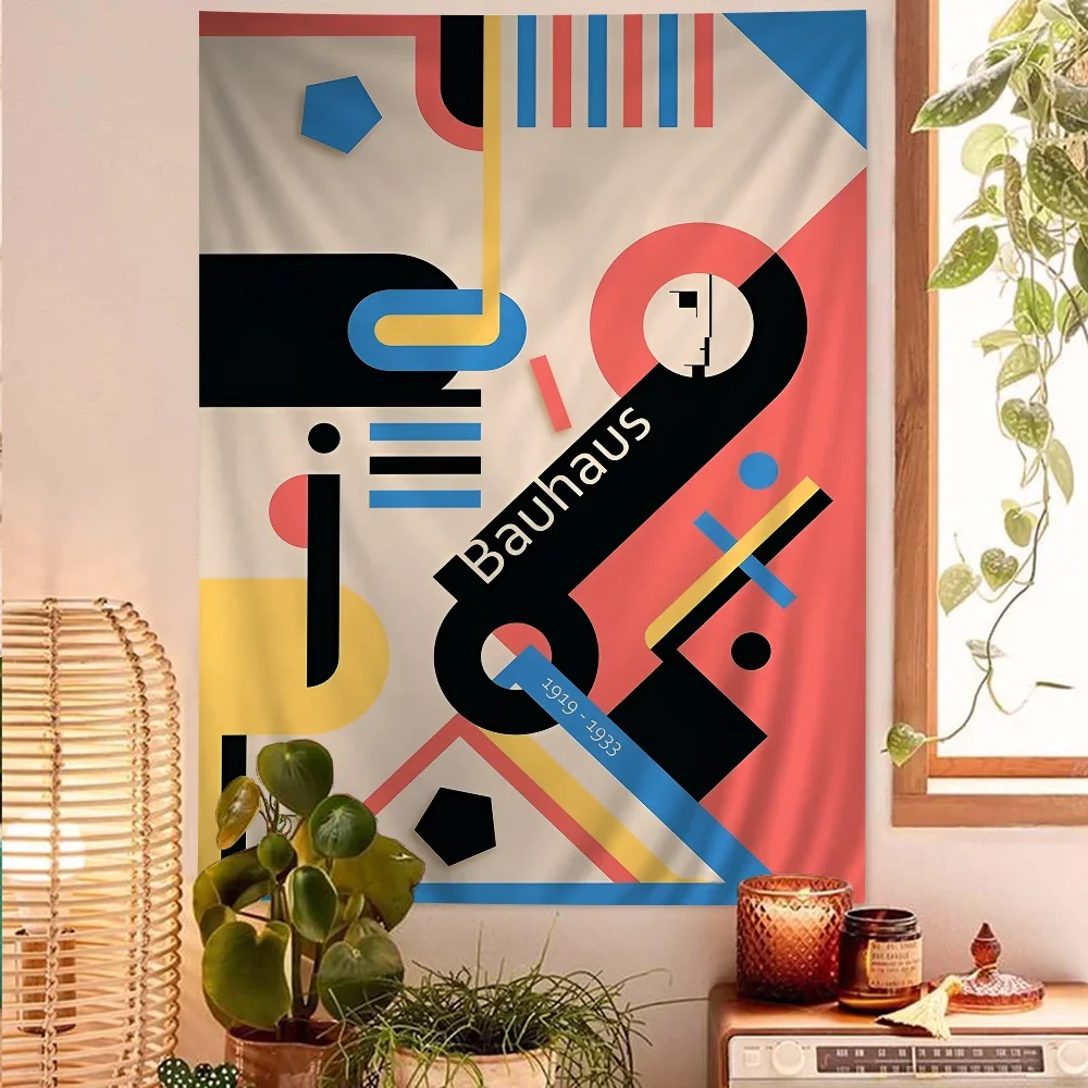 

Bauhaus Modern Simplicity Hanging Bohemian Tapestry Bohemian Wall Tapestries Mandala Cheap Hippie Hanging tapestry aesthetic