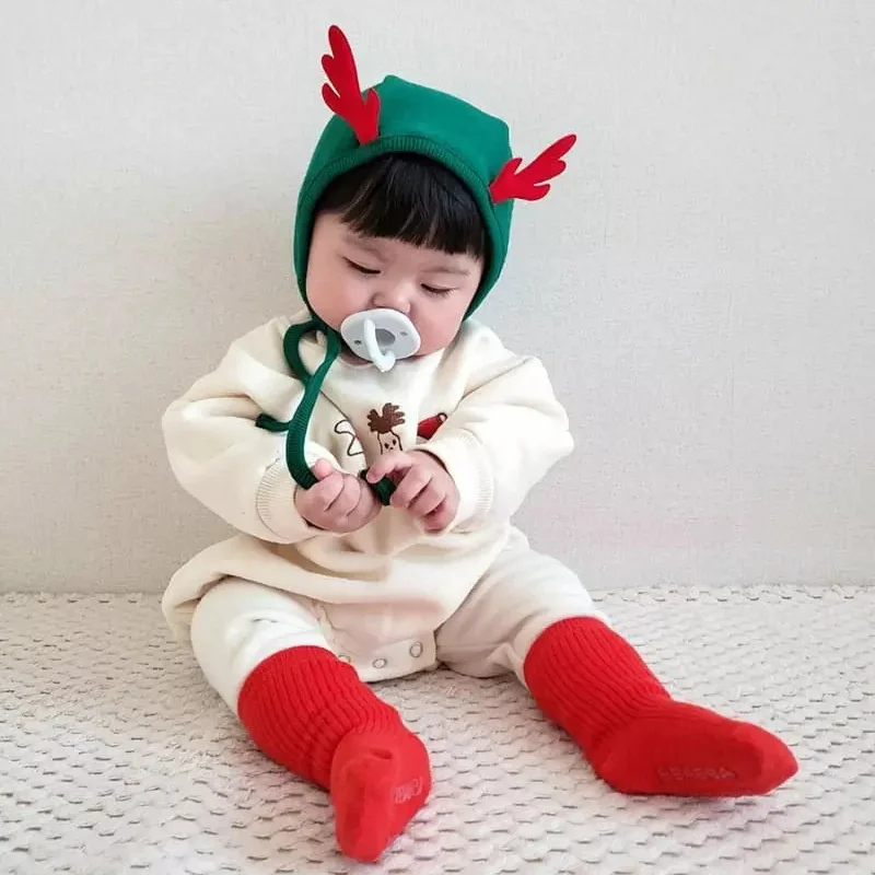 Christmas Winter Baby Onesie Newborn Boys Girls Clothes Sweater Cotton Festival Costumes Infant Long Sleeve Baby Romper Outfit