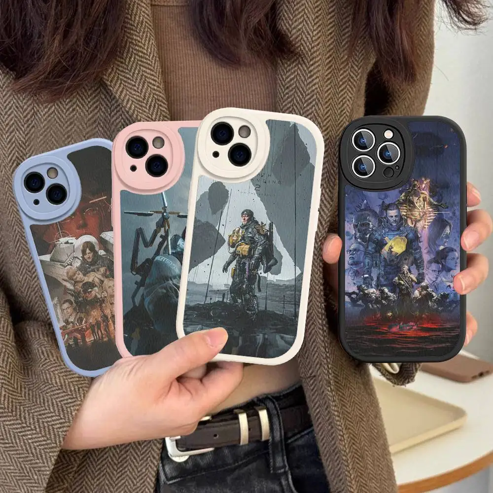 

Popular Adventure Game D-Death S-Stranding Leather Phone Case For IPhone 15 14 13 Pro Max 12 11 16 Plus Phone Cover