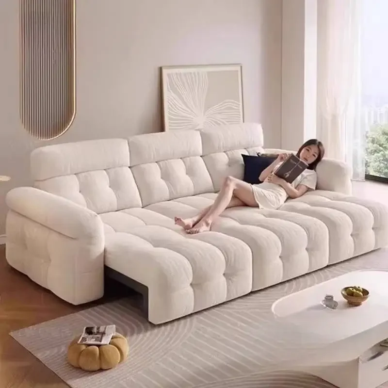 Minimalist White Living Room Sofas Oversized Modern Memory Foam Living Room Sofas Bubble Nordic Divano Angolare Furniture Home