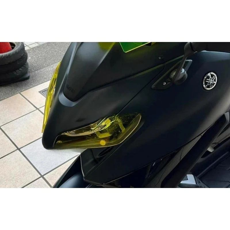 Motorcycle suitable for Yamaha TMAX560 2022-2023 modified headlight protection sheet headlight lens glass protection patch