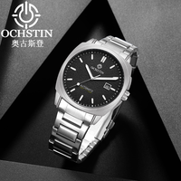OCHSTIN Men‘s Stainless Steel Bracelet Wristwatch Man Automatic Mechanical Movement Watches Waterproof Architect Series Clock