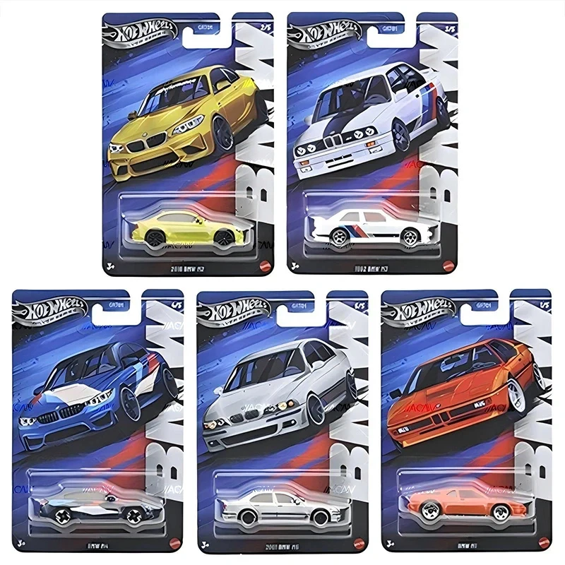 

Hot Wheels Cars GRT01-9C6N Premium Pukka Silver Label Series BMW 1/64 Metal Die-cast Model Collection Toy Vehicles