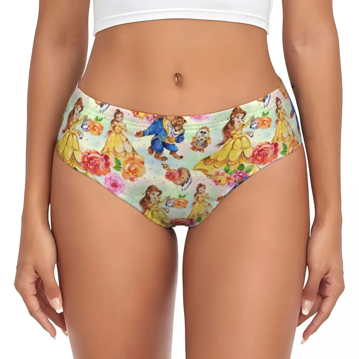 ملابس داخلية نسائية مخصصة للتجميل والوحش حسناء من القماش ملابس داخلية فنية مريحة