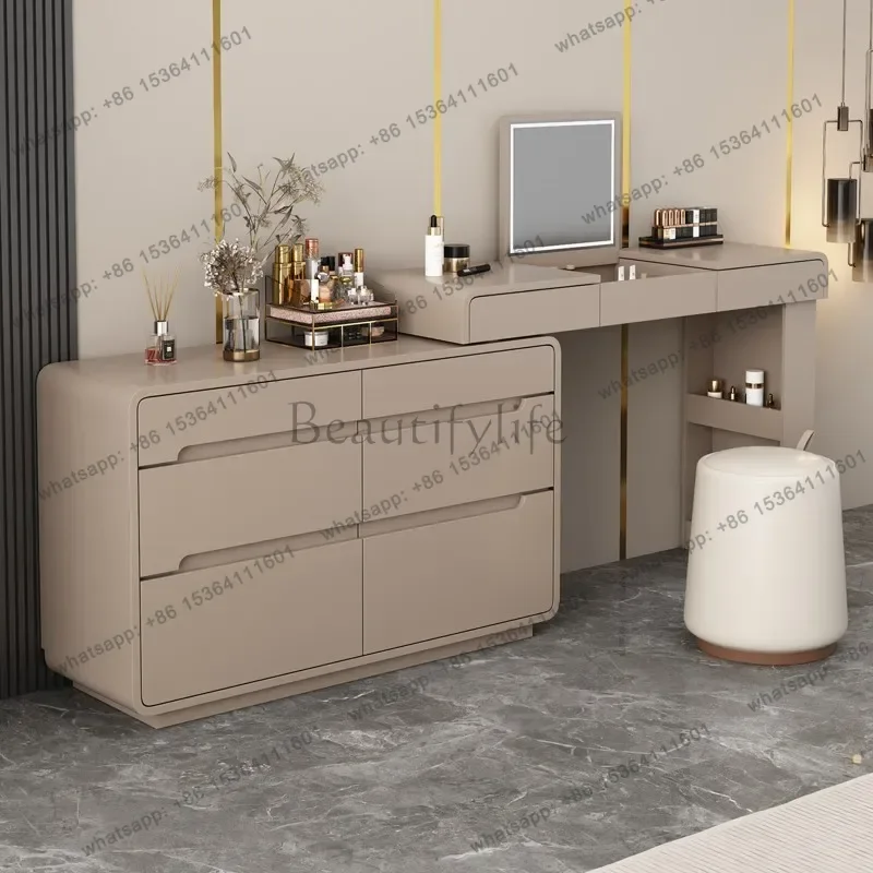 FG Laptop Sturdy Vanity Desk Paletts Decorations Adult Nightstands Vanity Desk Essentials White Cajoneras Para Ropa Furniture Ho