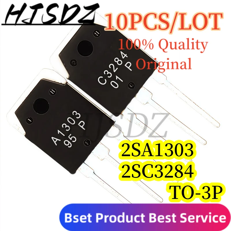 New original 【10PCS/LOT】5PCS A1303 + 5PCS C3284 2SA1303 2SC3284 audio power amplifier matched pair of tubesenuine import