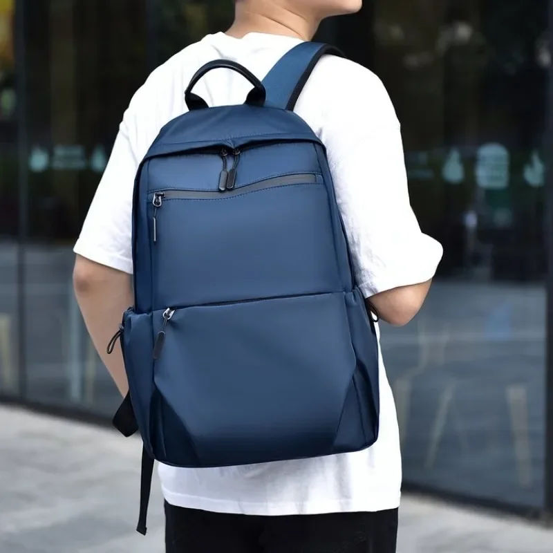 Hohe Kapazität Solide Zipper Wasserdichte Nylon Rucksäcke Business Computer Tasche 2025, Heißer Verkauf Mann Tasche Paquete Masculino Mochila