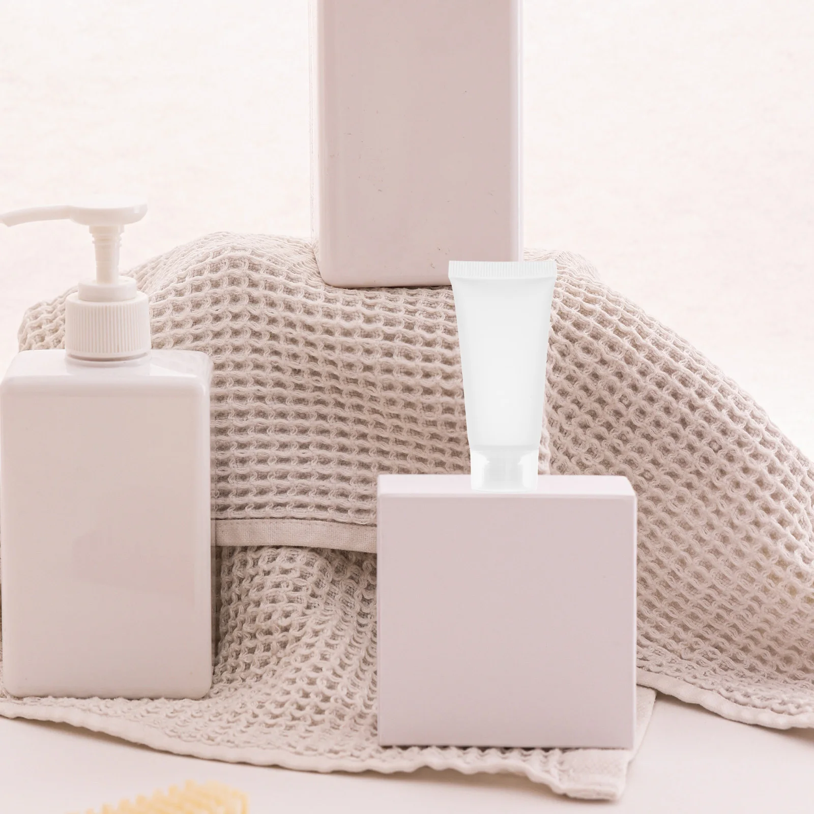 

50 Pcs Dispensing Hose Travel Container Pp Lotion Bottle Empty Toothpaste Tubes Refillable