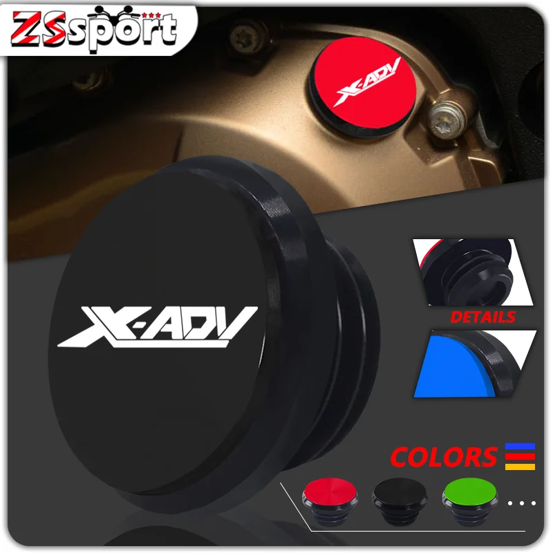 

New For X-ADV750 XADV750 2017-2021 2022 2023 2024 Motorcycle Accessories Engine Oil Cap Fuel Filler Cap Protection xadv750 xadv