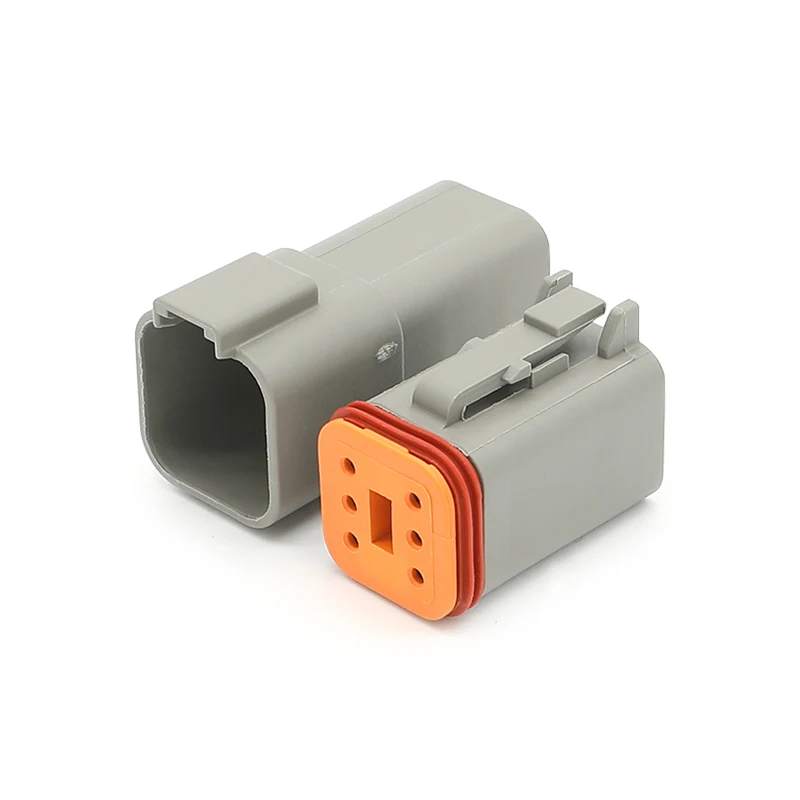 DT06-6S plug-in waterproof car connector 6pin Deutsch authentic terminal 1062-16-0122 female head