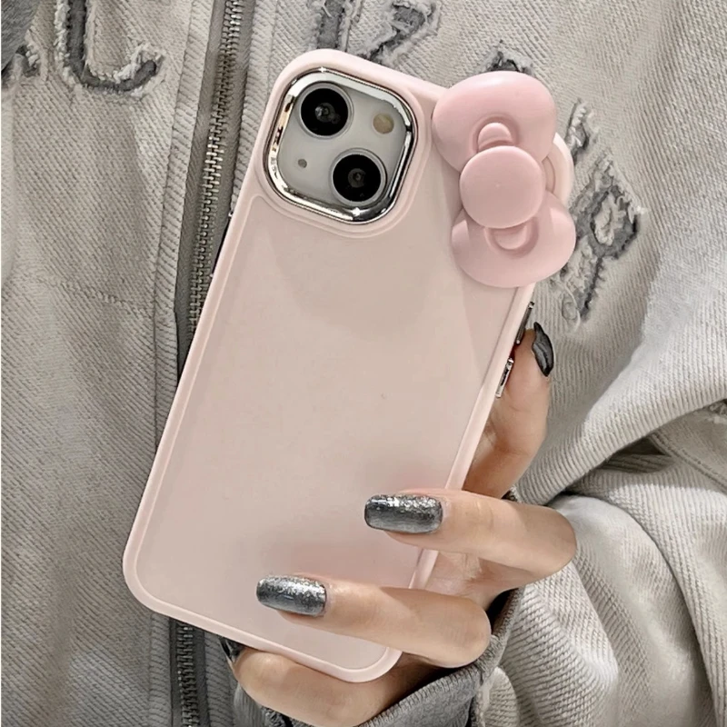 קוריאה חמוד 3d bowknot ילקוט טלפון סיליקון 16 15 14 13 12 11 פרו 11 11 צבע max max צבע