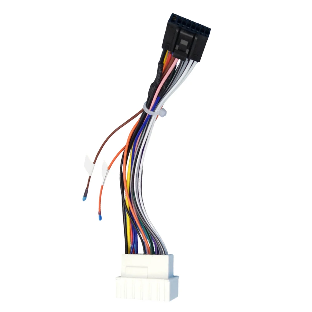24Pin to 16Pin Radio Wiring Harness Adapter Cable for Hyundai Accent Santa Fe Azera and For Kia Sportage Carnival