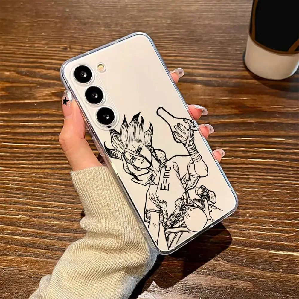 

Dr Stone A-Anime Phone Case For SamsungA10 A12 A31 A40 A70 Transparent Cover Case