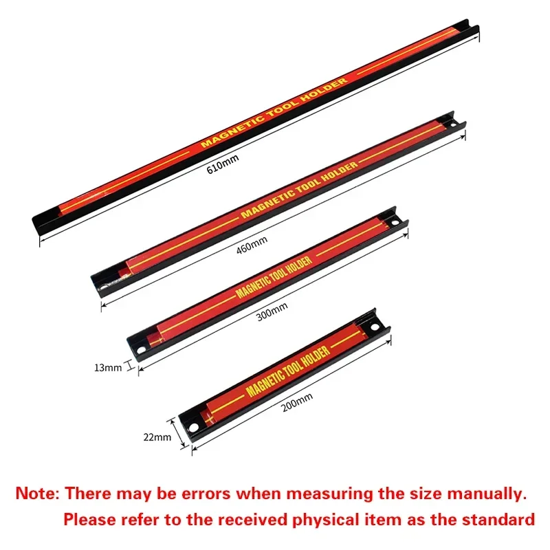 Heavy-duty Magnet Tool Bar Strip Rack,Magnetic Tool Holder,Wrench Organizer Wall Mounted Storage Tool Bar Strip Rack Space-Save