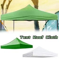 1 Piece Folding Exhibition Booth Tent Umbrella 3*3m Top Fabric Four Corner Spire Canopy Fabric Outdoor Green White Awning Fabric