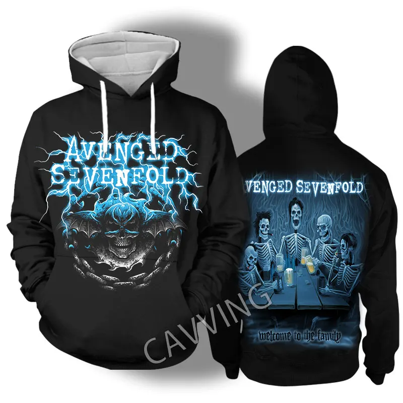 2024 Avenged Sevenfold Rock 3D Printed Fashion Hoodies Sweatshirts Harajuku Hoodie Sweatshirts Tops Clothing for Women/men