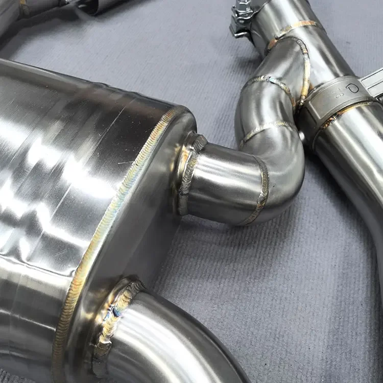 High-Quality Stainless Steel Exhaust Tailpipe for BMW G80 M3 with OEM Valve Compatibility