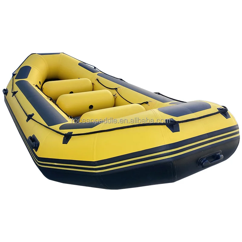 

6Person Hot Selling Whole Price White Water Rafting Boat Inflatable River Raft For Sale