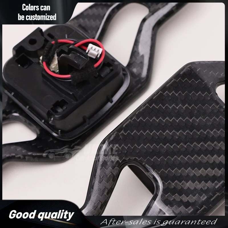 Steering Wheel Shift Paddles, Suitable For Audi A3 A4 A5 TT R8 Q5 Q7, Both Plastic And Carbon Fiber Materials, Car Accessories