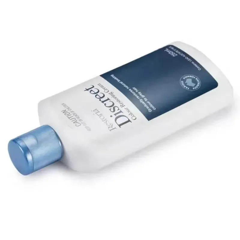 샴푸 1 Pcs Original Restoria Discreet Colour Restoring Cream Lotion Hair Care 250ml Reduce Grey Hair for Men and Women