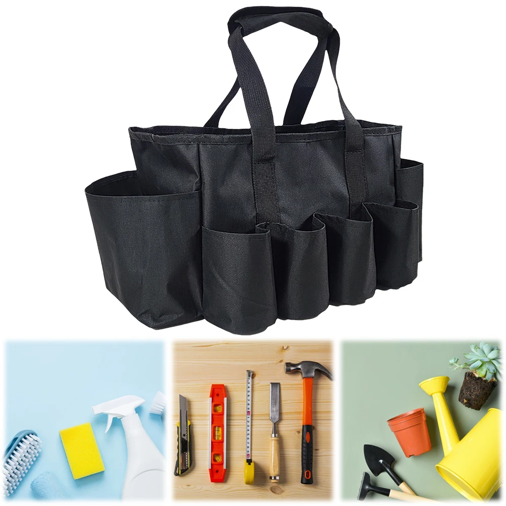 Foldable Tool Bag Organizer Multiple Pockets Waterproof Shower Bag with Handle Shower Organizer for Bathroom Dorms Beach Camping