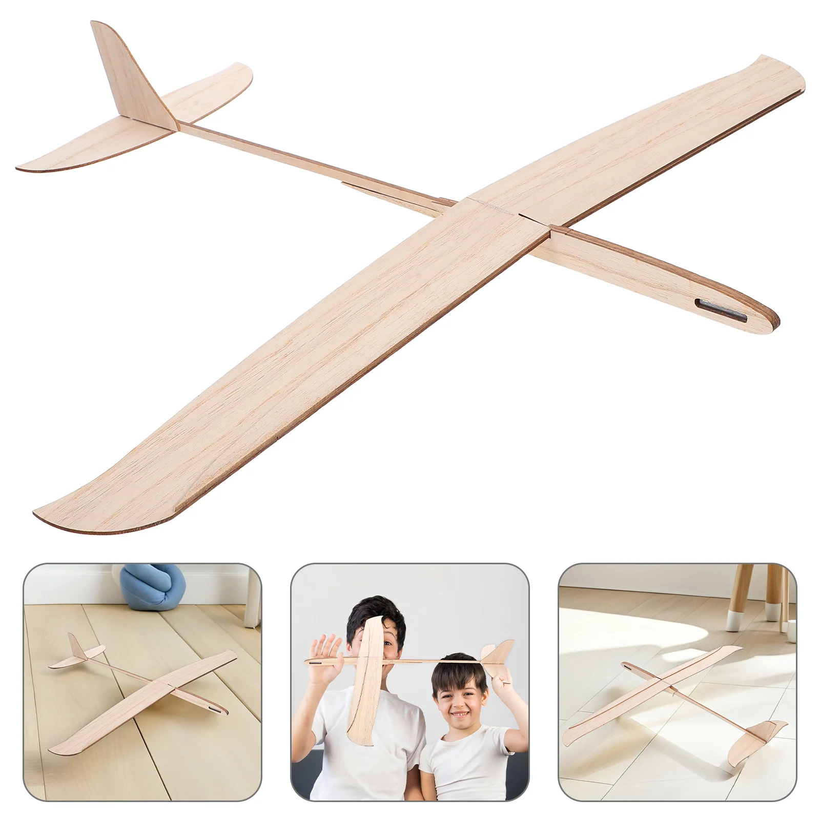 

Wooden Hand Throwing Plane Build Your Own Push Khaki Assembling Airplane Student