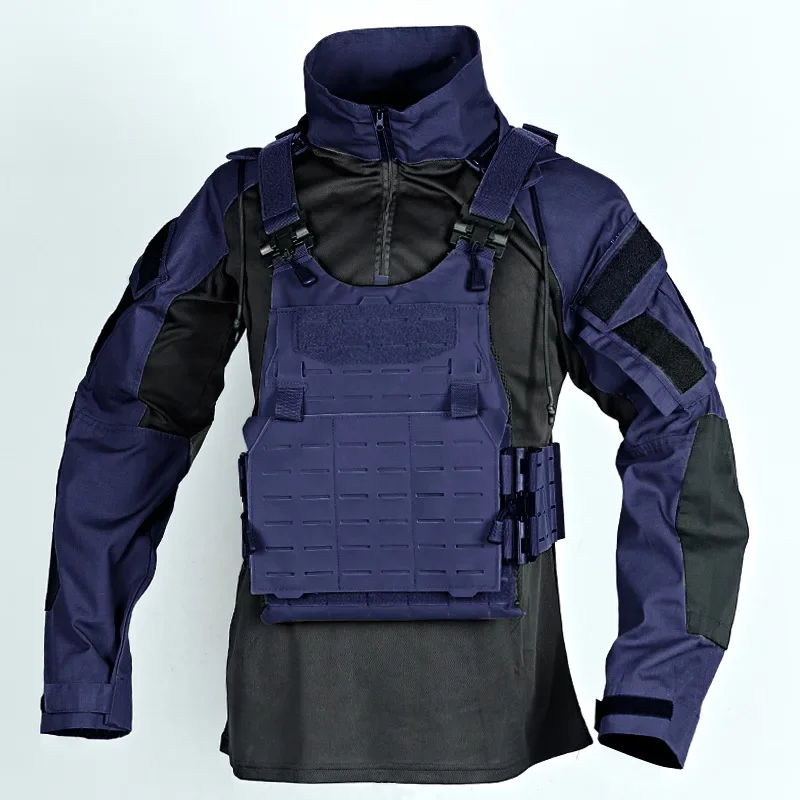 Camisa de combate para hombre, sudaderas con capucha, camisas tácticas Airsoft, manga larga, Paintball, Camping, caza, ropa de trabajo, resistente al desgaste