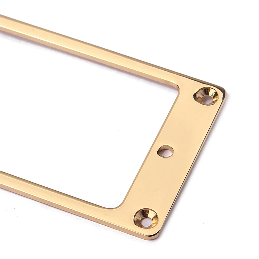 

2Pcs Flat Metal Pickup Mounting 92x46mm Golden Finish for Short Pickups