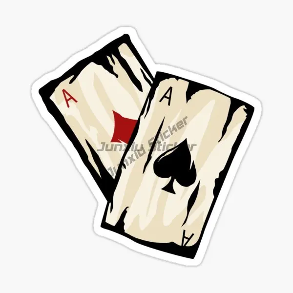 

Playing Cards Poker Car Stickers Vinyl Self-adhesive Decal