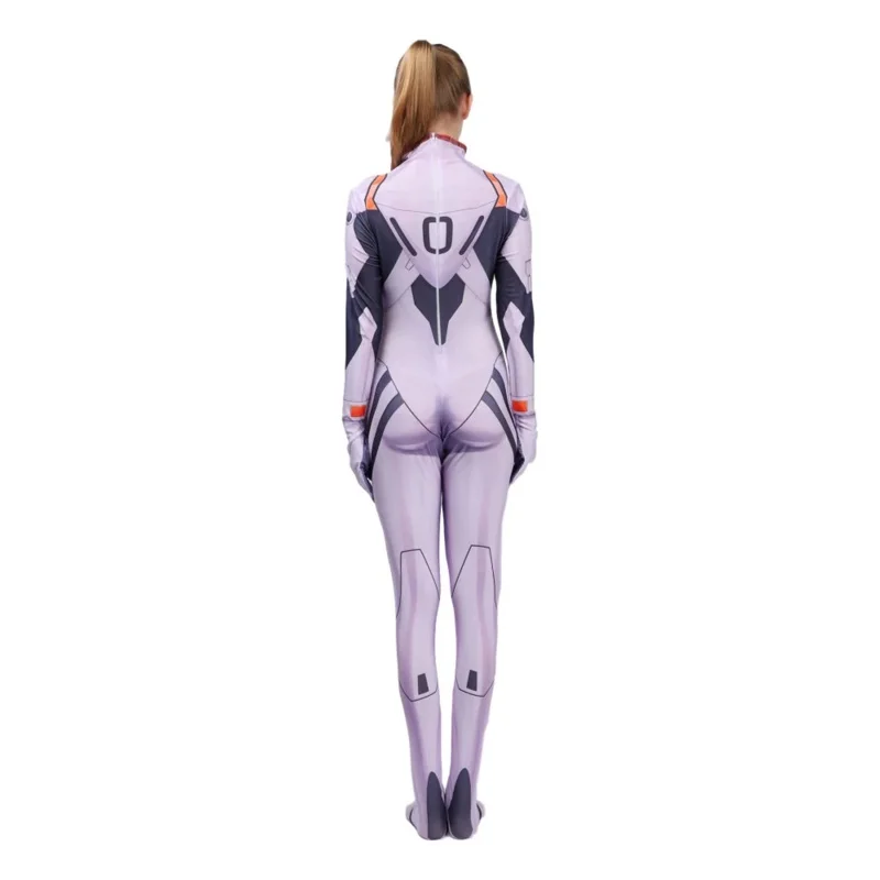 Ayanami Rei Peluca De Anime Bodysuit Halloween Cosplay Costume Children Adults Women Jumpsuits Wig Hair Clips Clothing