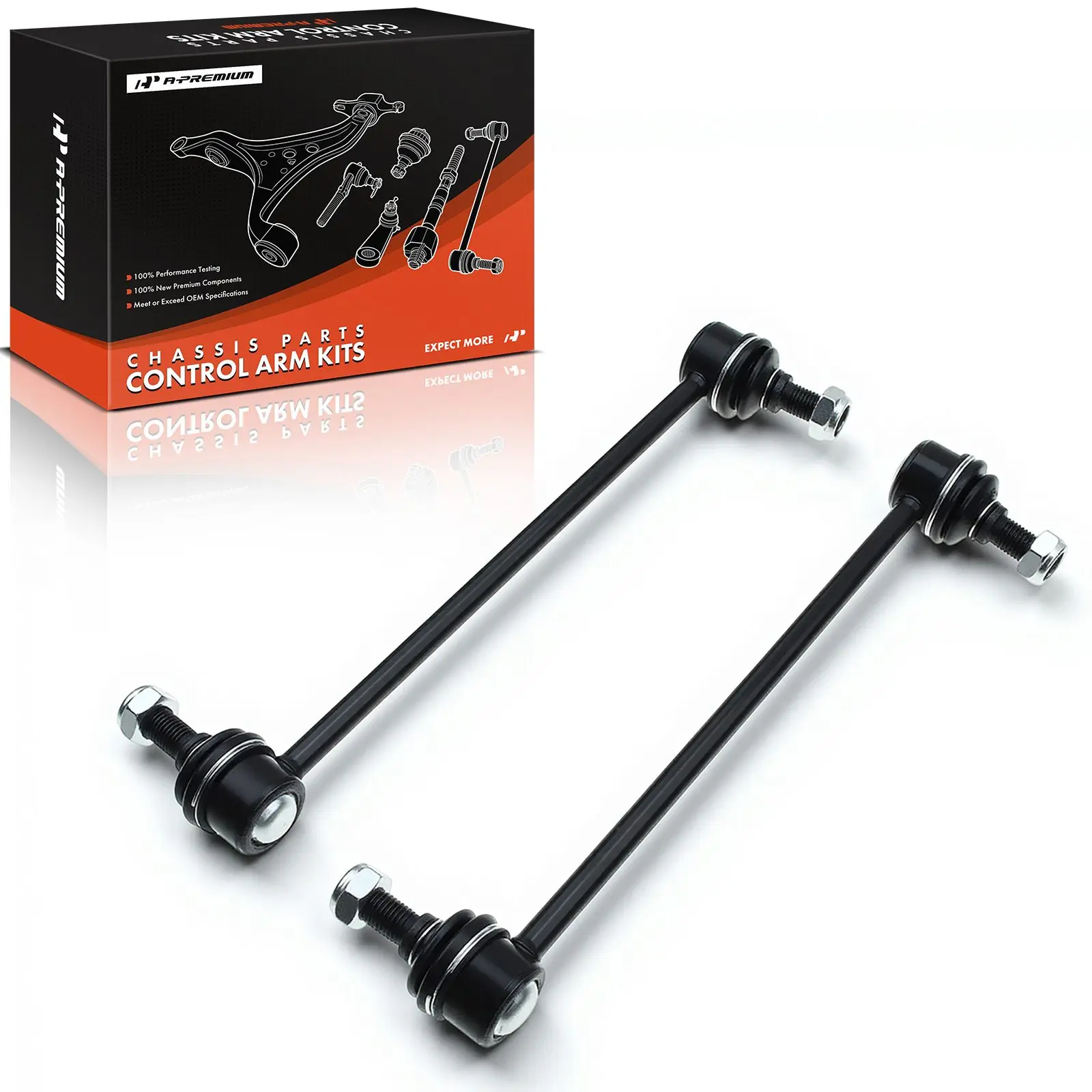 A-Premium 2x Front Left & Right Sway Bar Link for Toyota Camry 2002-2006 Highlander 2001-2019 Lexus RX330 2004-2006 RX350 2007-2019 RX400h 2006-2008