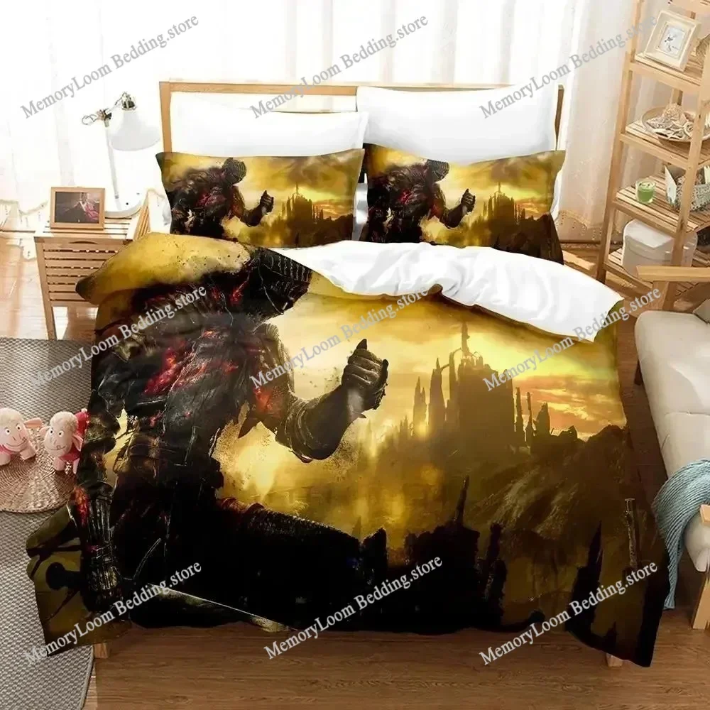 

Dark Souls Bedding Set Single Twin Full Queen King Size 3D Print Bed Set Adult Kid Bedroom Fashion Duvetcover Sets