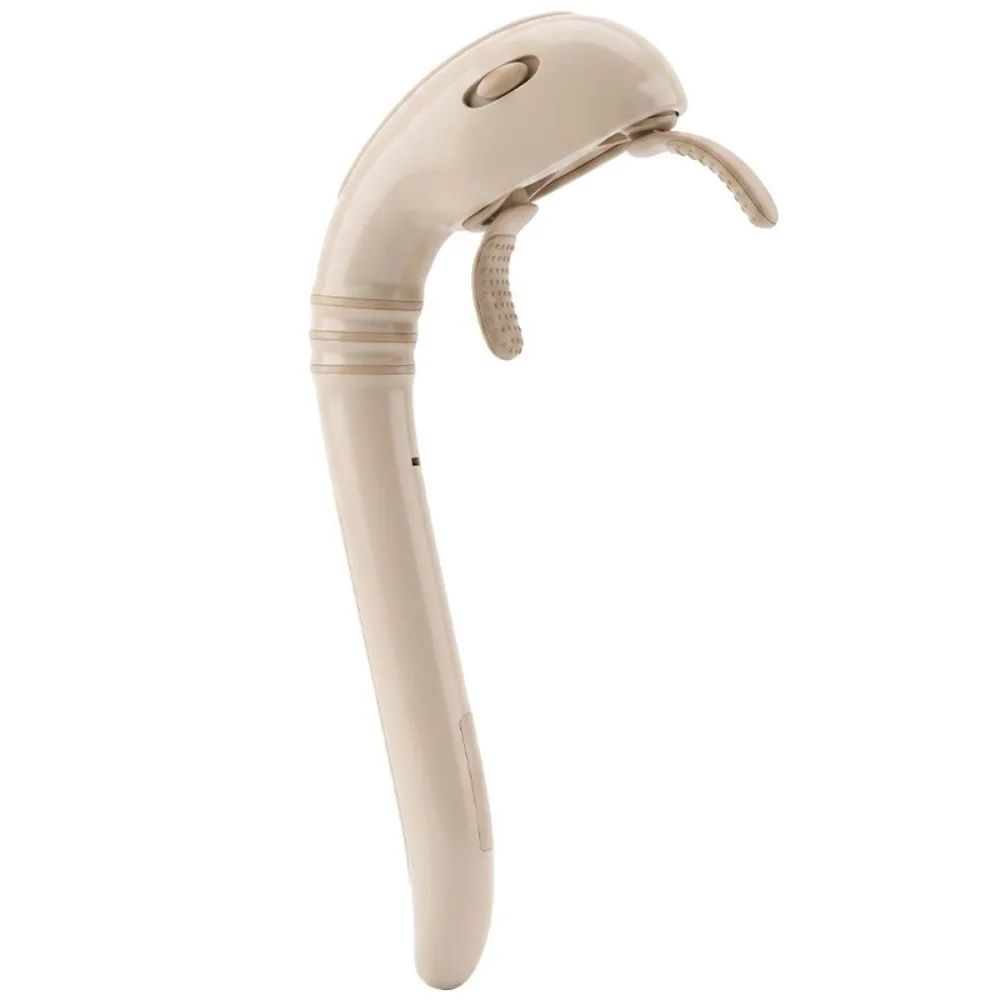 Cordless Electric Neck Massager Long Handle Adjustable Shoulder Massager Multi Speed Rechargeable Handheld Massage Device