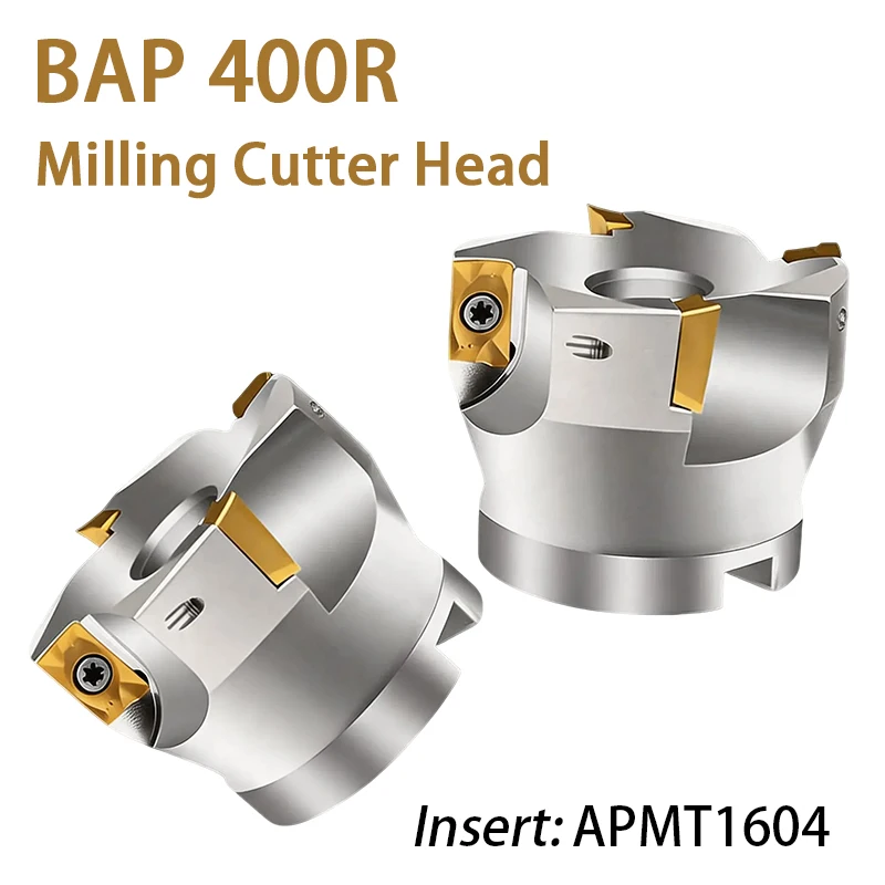 

BAP400r CNC Efficient Roughing Right Angle Seismic Milling Cutter Suitable For Using APMT1604 Hard Alloy Milling Inserts