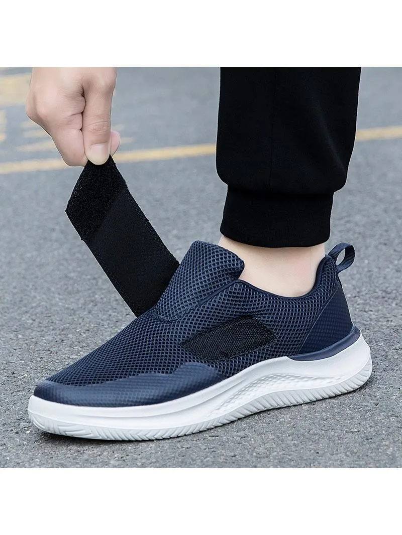 Mannen Orthopedie Brede Voeten Gezwollen Wandelen Casual Schoenen Duim Eversie Aanpassen Zachte Comfortabele Diabetische Man Schoenen Big Size - afbeelding 2