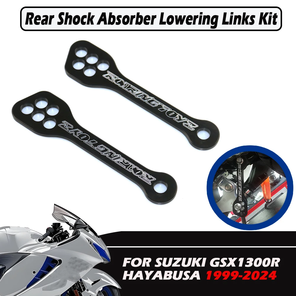 

High Quality Motorcycle Adjustable Rear Shock Absorber Lowering Links Kit For SUZUKI GSX1300R HAYABUSA 1999-2024