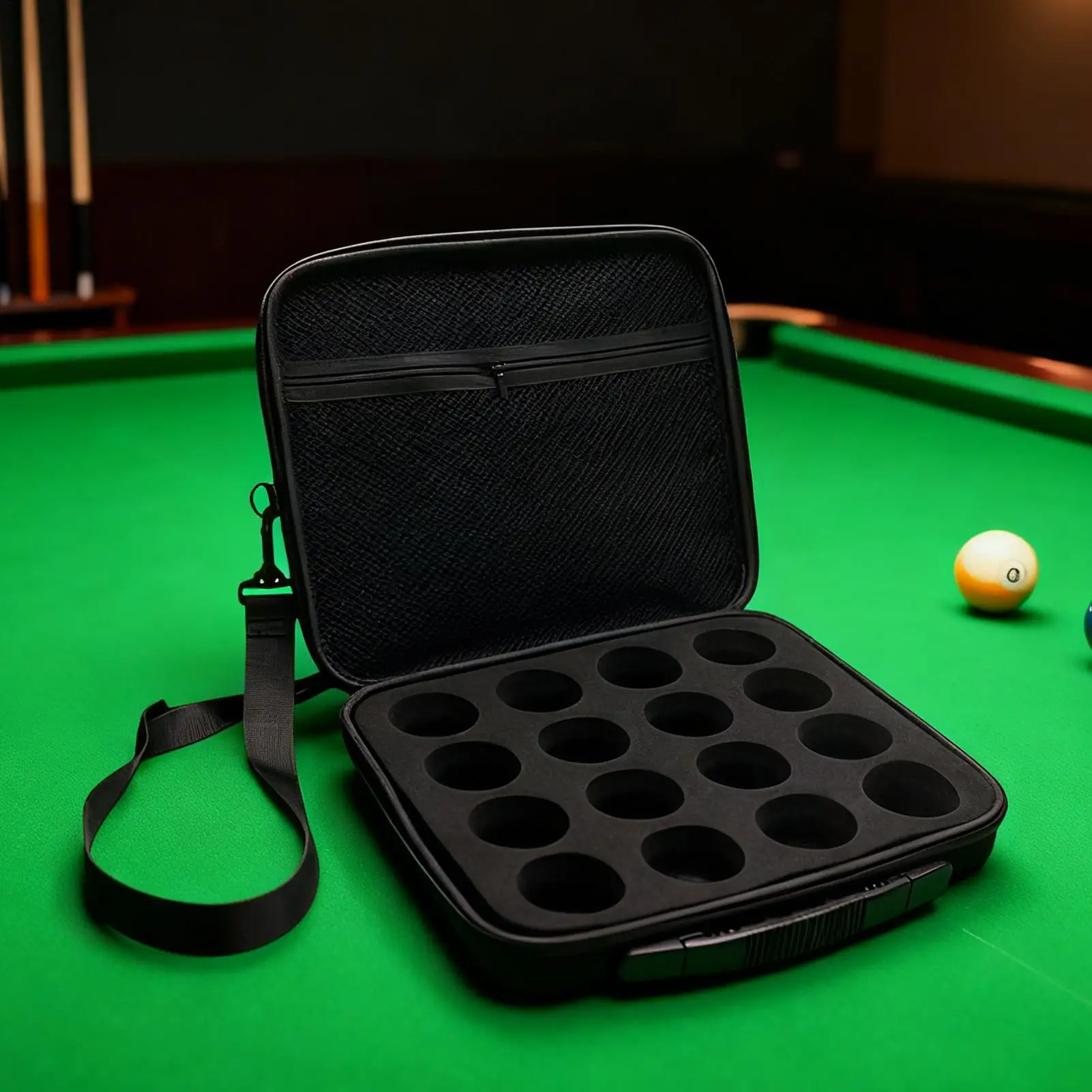 

Сумка для бильярдных шаров, портативный органайзер для шаров для бильярда, сумка-органайзер для путешествий, сумка для домашних развлечений, игры в ночное время в помещении